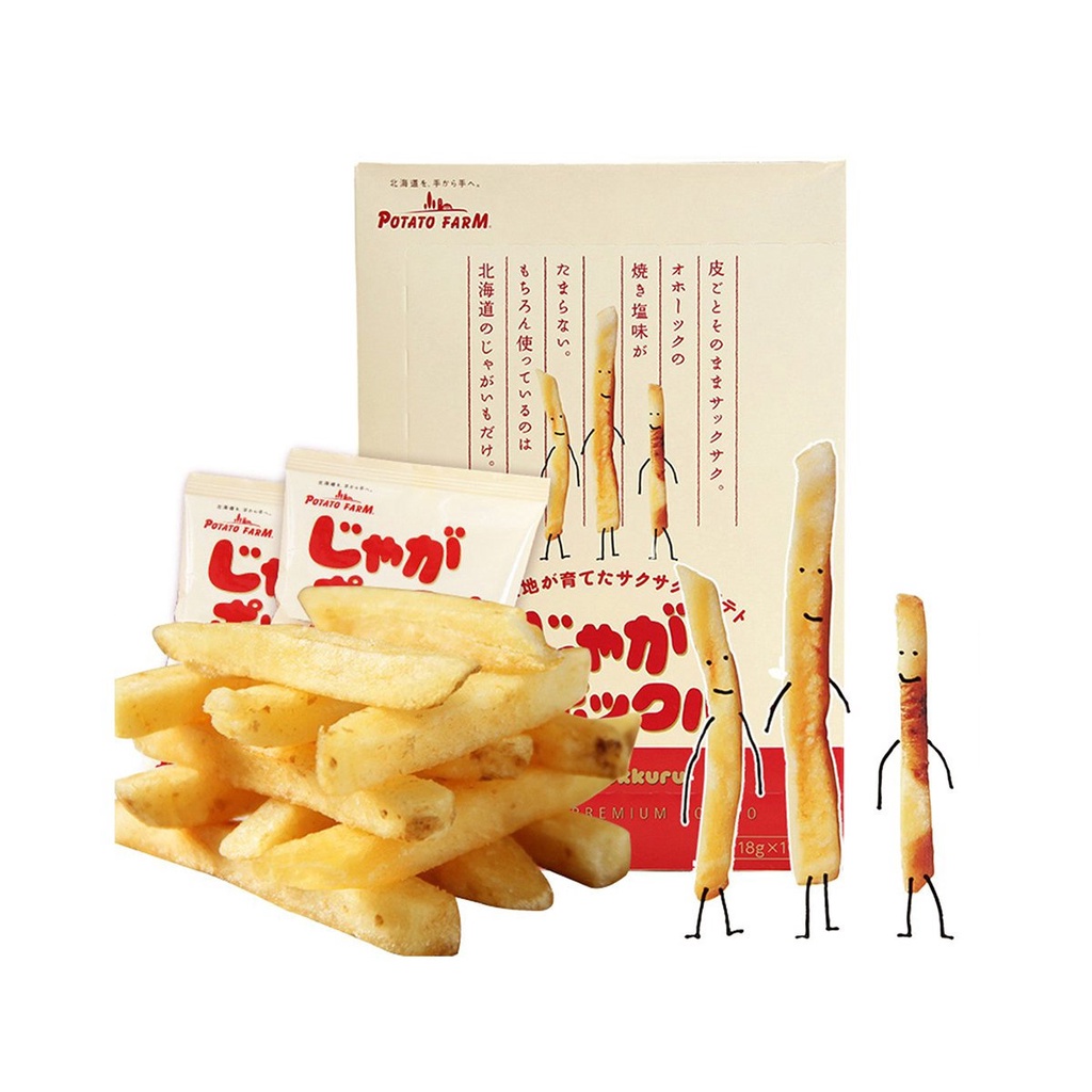 POTATO FARM Hokkaido Premium Potato Jaga Pokkuru ขนมมันฝรั่งทอดกรอบ
