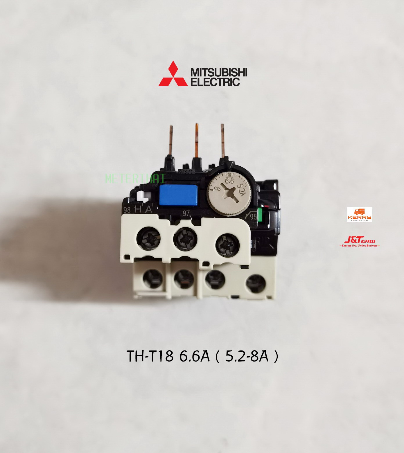MITSUBISHI โอเวอร์โหลด Overload Relay TH-T18 6.6A ( 5.2-8A ) | Lazada.co.th