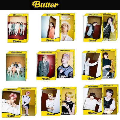 30 Cards Kpop Bangtan Postcard Set New Album Butter Lomo Cards Korea Boys Idol Group Photo Print Card Picture Jungkook Fans Gift