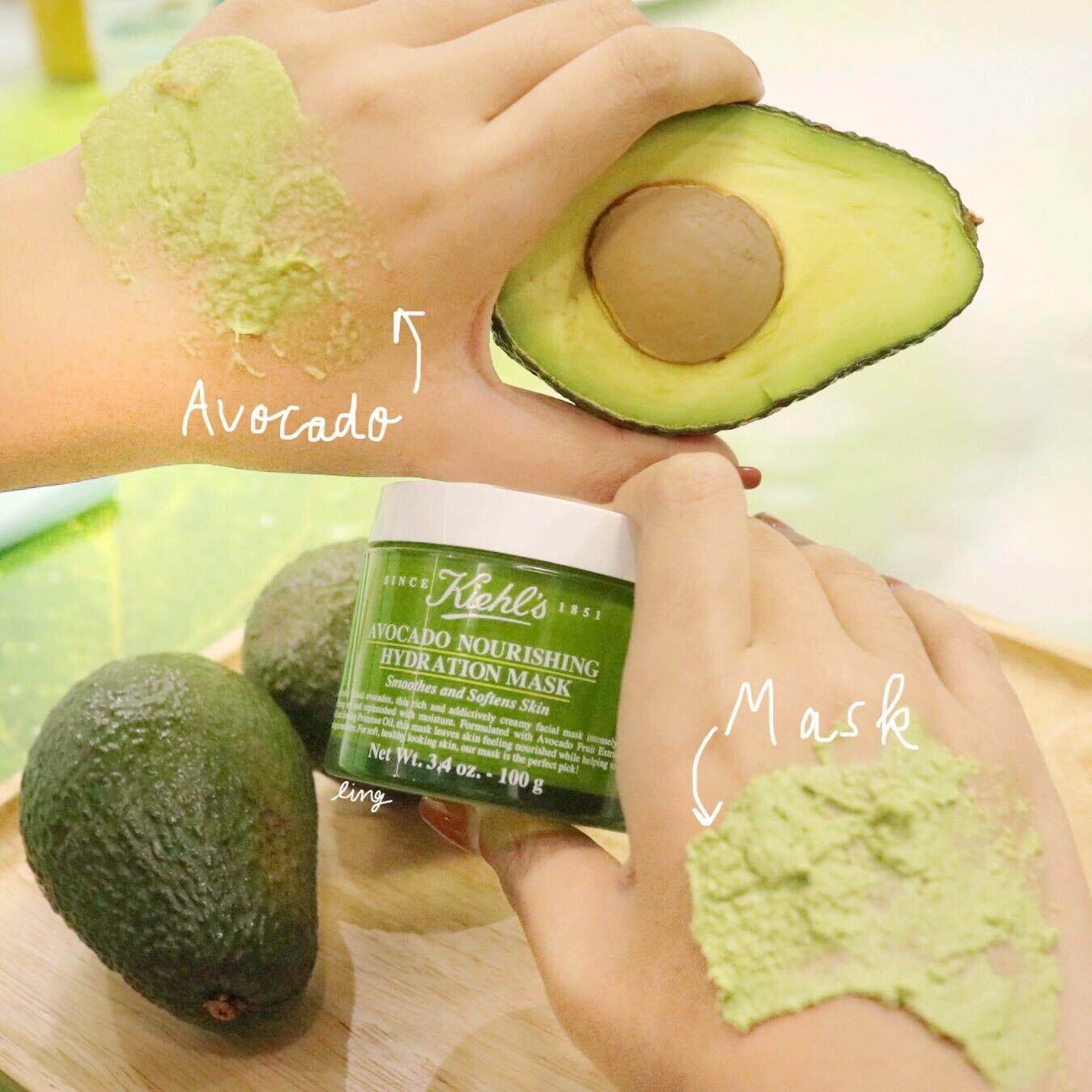 šäٻҾѺ Kiehl's Avocado Nourishing Hydration Mask 100 ml.
