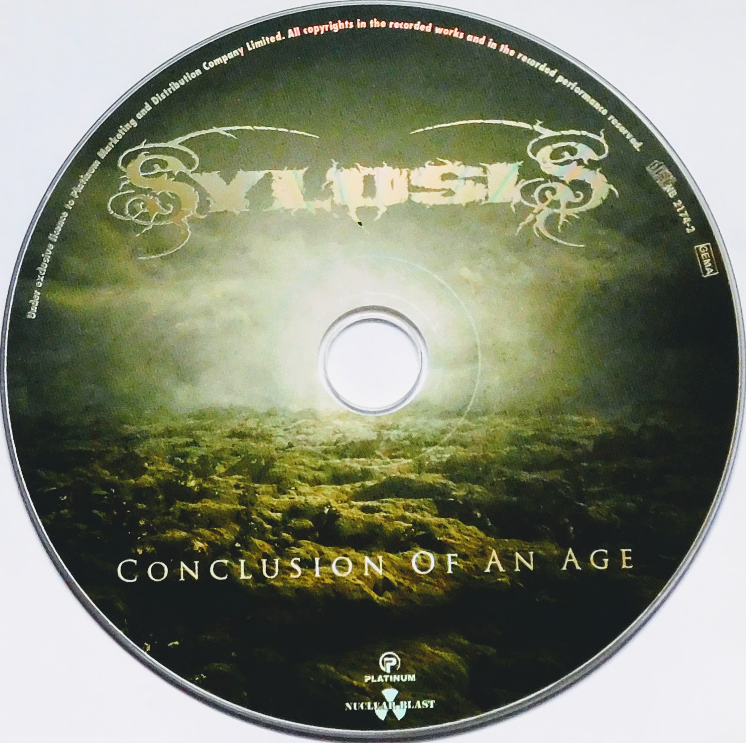 CD (Promotion) Sylosis - Conclusion Of An Age (CD Only)