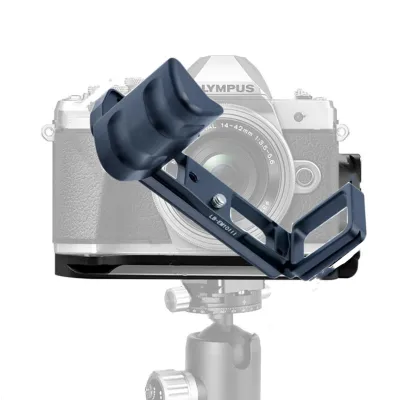 Grip L-Plate สำหรับกล้อง Olympus OM-D E-M10 Mark III / OMD EM10 III ( กริป L-Plate EM10 Mk3 ) Quick Release L Plate Bracket Double Handle for Olympus OM-D E-M10 Mark III EM10 III Camera