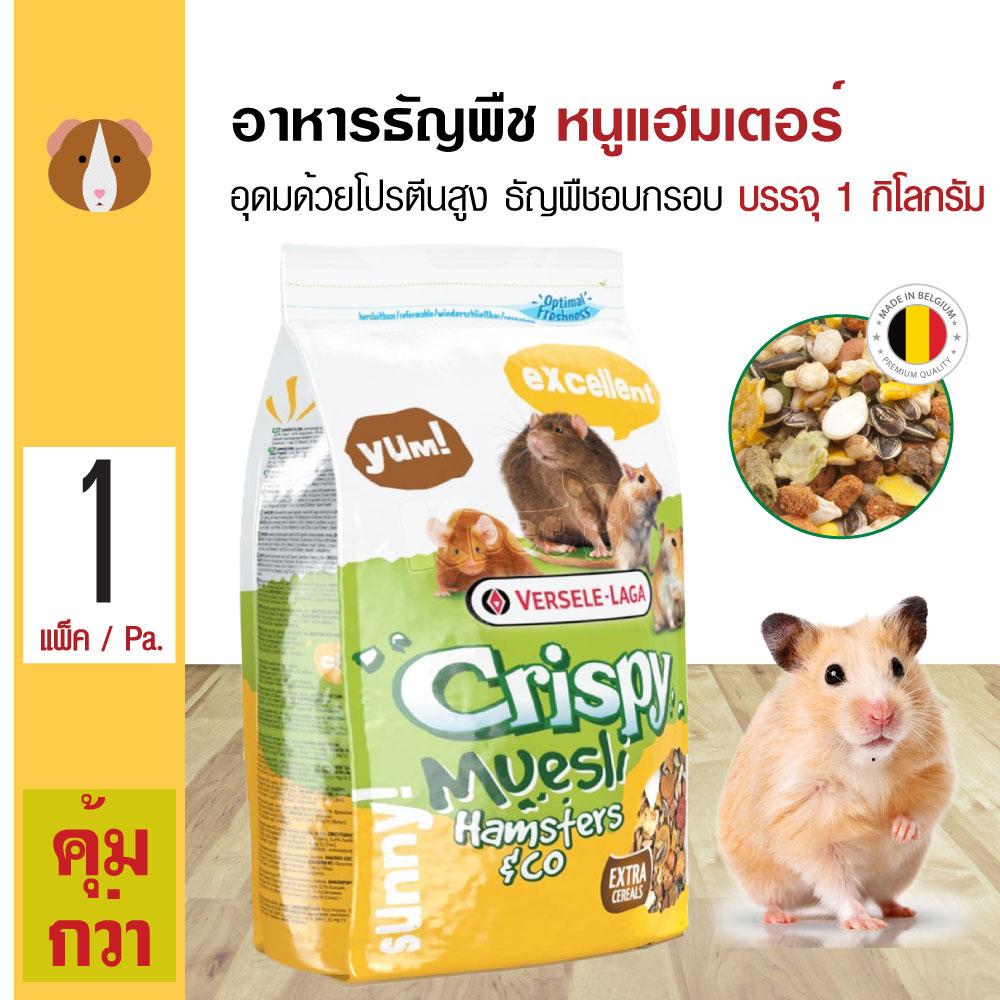 รีวิว Crispy Muesli Hamster 1 Kg. อาหารหนูแฮมสเตอร์ อุดมด้วยโปรตีนสูง