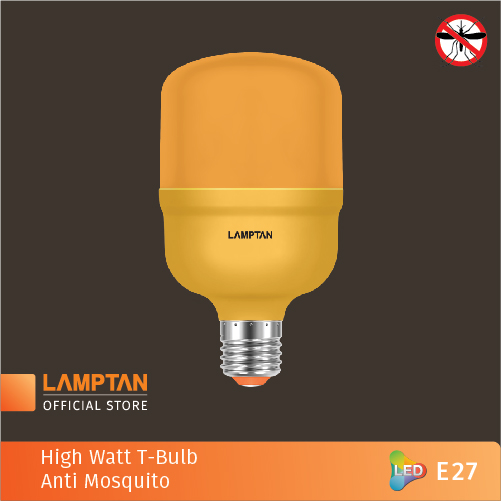 LAMPTAN หลอดไฟ ไล่ยุง และแมลงปีกอ่อน LED High Watt T-Bulb Anti-Mosquito 20W ขั้ว E27