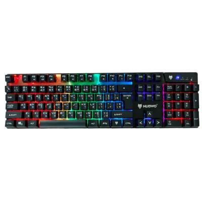 ดูภาพ NUBWO SAVAGE GAMING KEYBOARD NK-18 RUBBER DOME SWITCH / 12 HOT KEYS / LED SOUND LIGHT คีบอร์ดเกมส์มิ่ง มีไฟ สีดำ !!! MUST HAVE !!! # NUBWO GAMING <br/>เพิ่มเติม NUBWO SAVAGE GAMING KEYBOARD NK-18 RUBBER DOME SWITCH / 12 HOT KEYS / LED SOUND LIGHT คีบอร์ดเกมส์มิ่ง มีไฟ สีดำ !!! MUST HAVE !!! # NUBWO GAMING