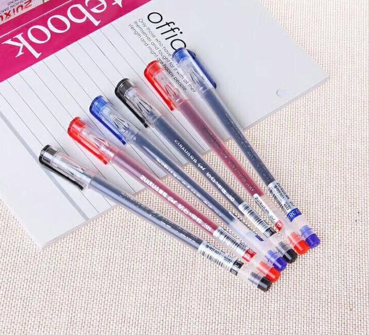 ปากกาเจล Zuixua หมึกกันน้ำ แบบปลอก อย่างดี มี3สีให้เลือก (สั่งซื้อสินค้า 12รายการขึ้นไปส่งฟรี! คละได้ทั้งร้าน)