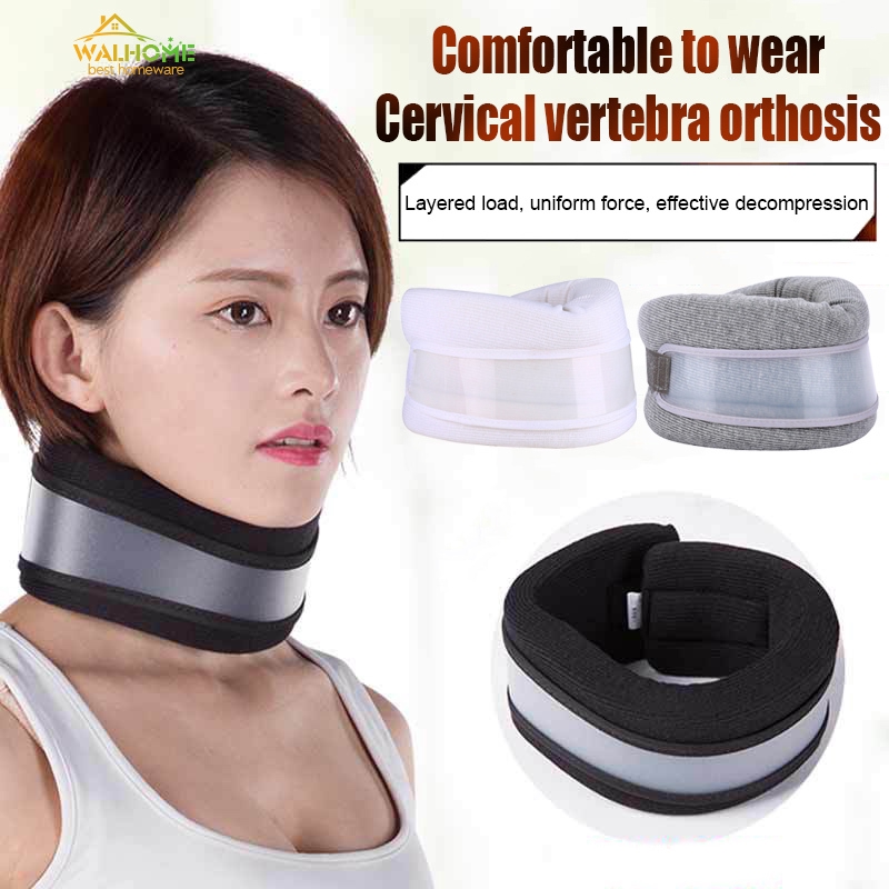 WALHOME Soft Cervical Collar Neck Belt Support Brace Posture Correcting