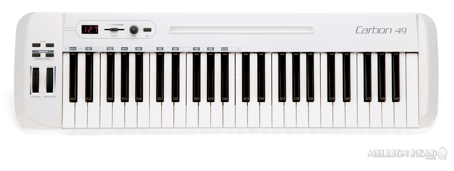 Samson : Carbon 49 ( USB MIDI Keyboard Controller คุณภาพดี 49 คีย์ สามารถใช้งานได้ทั้งระบบ Mac และ PC)