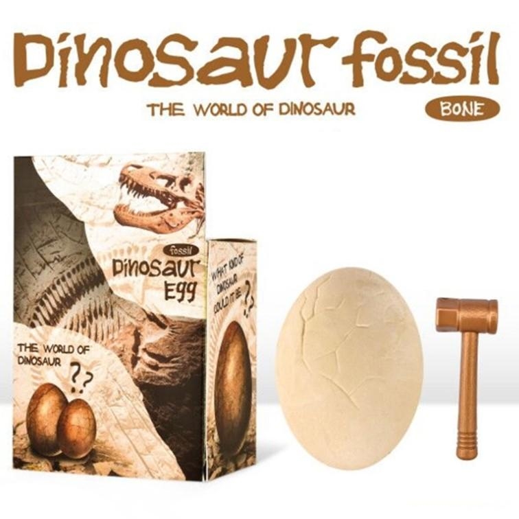 ชุดขุดฟอสซิล ขุดไข่ฟอสซิลไดโนเสาร์  ฟอสซิลไข่ไดโนเสาร์ ของเล่นเสริมพัฒนาการเด็ก GA0043