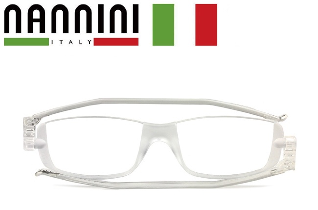 แว่นอ่านหนังสือ / แว่นสายตายาวเลนส์สำเร็จรูป NANNINI ( +100 สีขาว )