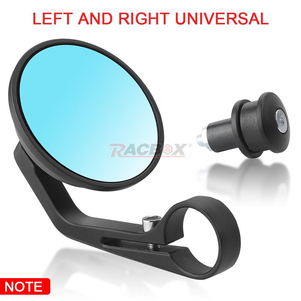 Universal 7 8 Round Bar End Rear Mirrors Moto Motorcycle Motorbike