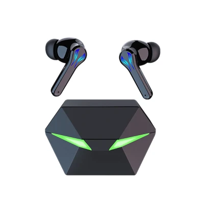 Wireless Earbuds Bluetooth 5.1 Noise Reduction Microphone TWS HiFi Gaming Luminous Headset for Apple ISO Android