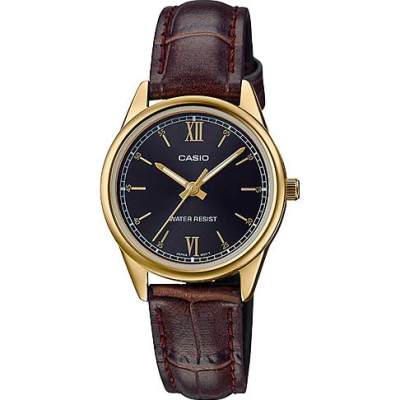 Casio นาฬิกาข้อมือผู้หญิง สายหนัง รุ่น LTP-V005 Casio นาฬิกาข้อมือผู้หญิง สายหนัง รุ่น LTP-V005