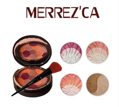 Merrezca Mineral Pearls Blush #OR102 Sexy Cheek เมอร์เรซกา มิเนอร์รอล เพียร์ล บลัชออน