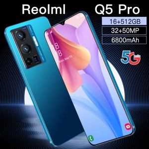 สินค้า โทรศัพท์มือถือ Reolml Q5pro (Ram16G + Rom512G)สมาร์ท์โฟนAndroid11.0 พิกเซลสูงมาก กล้องหน้า ปลดล็อคด้วยใบหน้า ใส่ได้2ซิม บลูทูธ ระบบนำทาง GPS คุณภาพดี