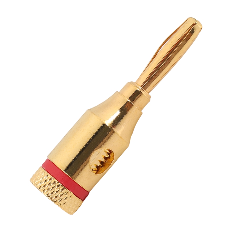 7 Pairs, Open Screw Banana Plugs for Speaker Cable
