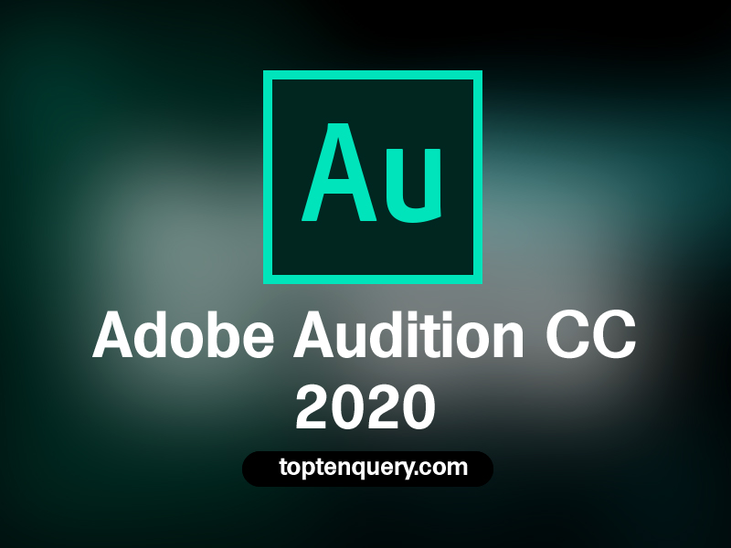 adobe audio editing software for mac