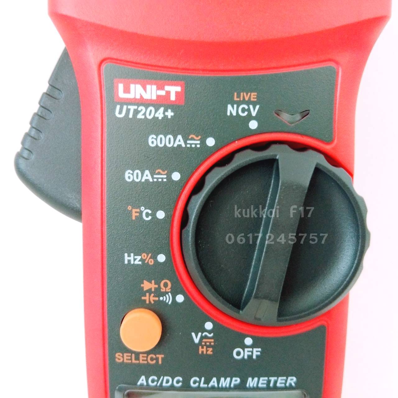 Ut204 คลิปแอมป์ UNI-T UT204+ 600A/AC 600A/DCแคล้มป์มิเตอร์ มัลติมิเตอร์ ...