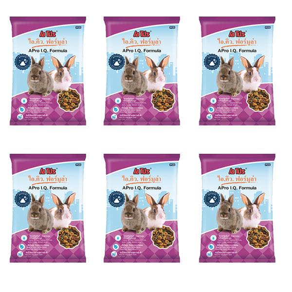 A Pro I.Q. Formula Rabbit Feed [ขนาด 1kg รวม 6 ถุง] อาหารกระต่าย สูตร