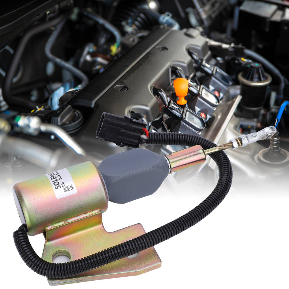 Shutdown Solenoid Valve for Cummins 4BT Flameout Parking Oil Cut off