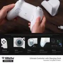 ภาพขนาดย่อของภาพหน้าปกสินค้า8Bitdo 80NA Ultimate Blth & 2.4g Controller with Charging Dock for Switch and Windows จากร้าน Tinzshop บน Lazada ภาพที่ 5