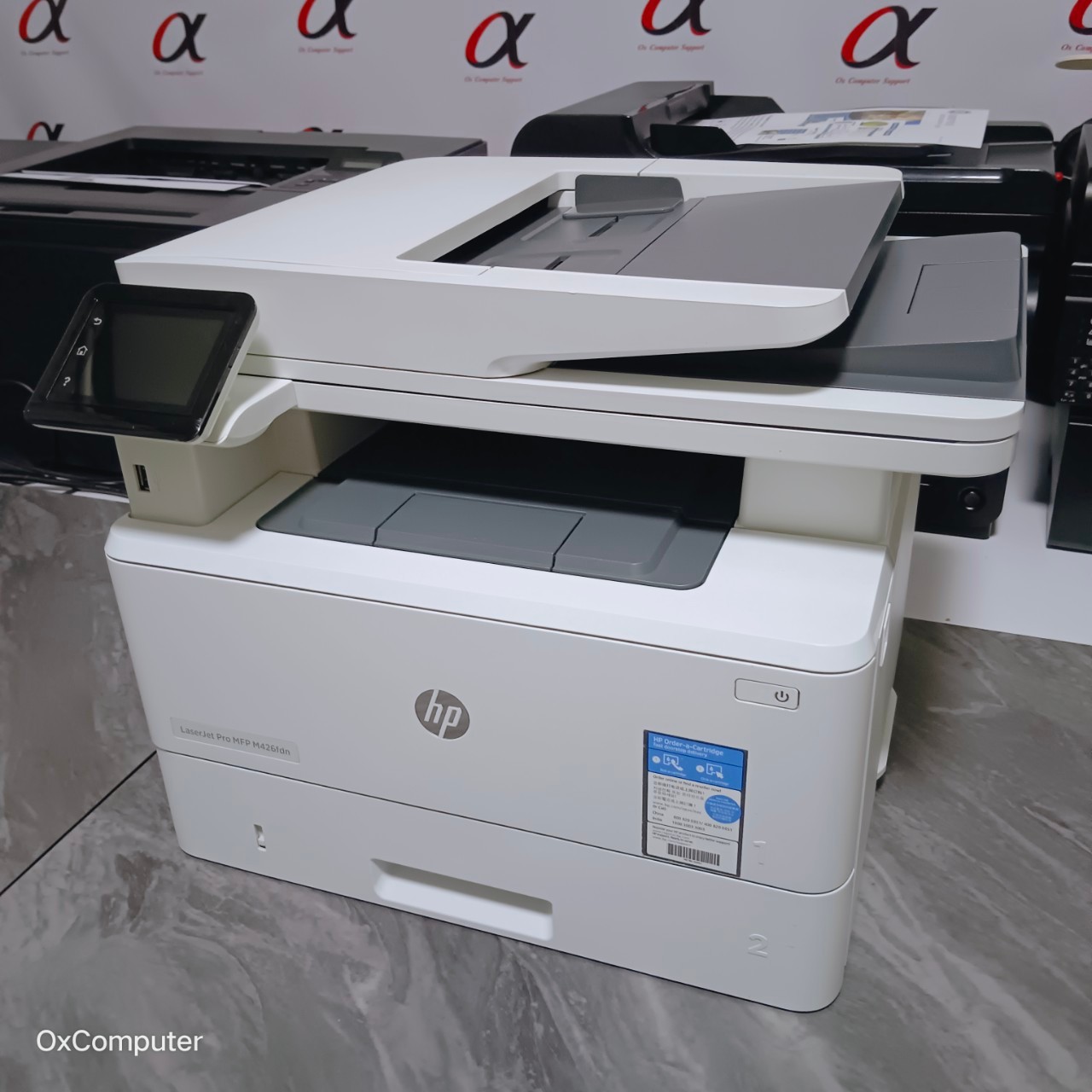 ปริ้นเตอร์มือสองราคาถูก HP LaserJet Pro MFP M426fdn ขาว ดำ พร้อมใช้งาน ...