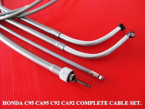 HONDA BENLY 125 150 C95 CA95 C92 CA92 COMPLETE CABLE SET 