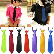 ภาพขนาดย่อของภาพหน้าปกสินค้าเนคไท เน็คไท สำหรับเด็ก School Boys Kids Children Baby Wedding Banquet Solid Colour Elastic Tie Necktie จากร้าน Soya&Than Shop บน Lazada ภาพที่ 1