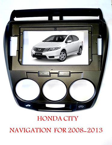 หน้ากากวิทยุรถยนต์ HONDA CITY ปี 2008-2013 ตรงรุ่น สำหรับใส่จอขนาด 10.1 นิ้ว ชุดปลั๊กไฟตรงรุ่น