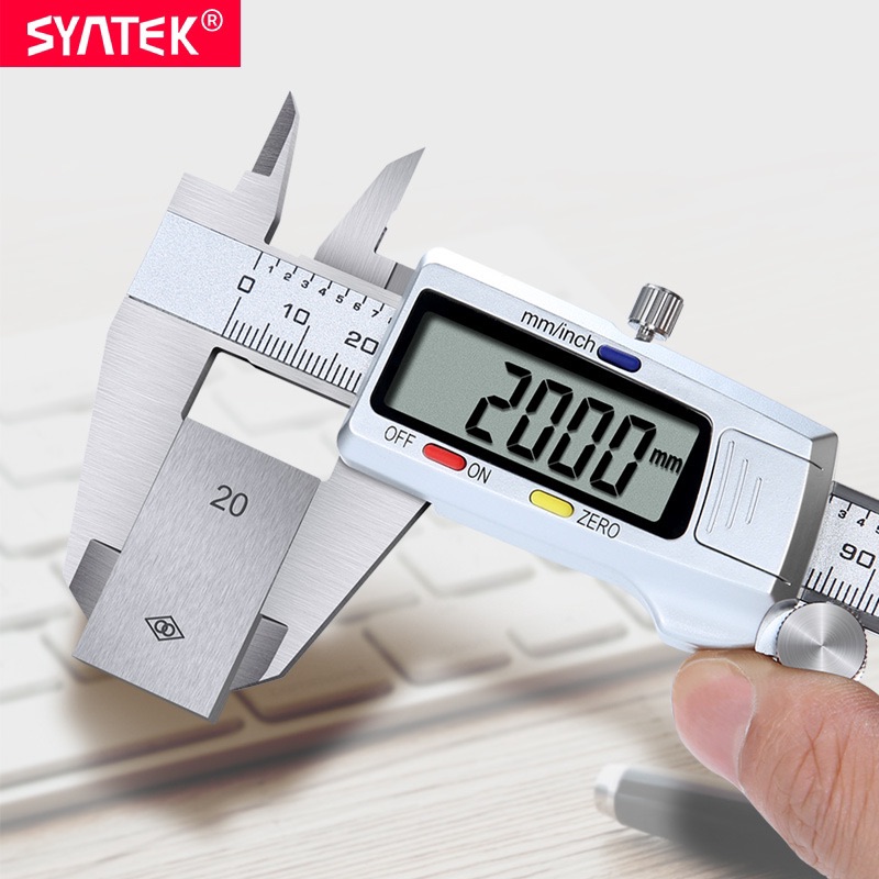 Vernier Digitl V7 เวอร์เนียร์ ดิจิตอล ตัวเครื่องสแตนเลส ตัวเครื่องโลหะ LCD Digital พร้อมถ่านเวอร์เนียร์-แนะนำ เวอร์เนียดิจิตอล (สแตนเลสแท้ อย่างดี) วิธีใช้งานเวอร์เนียคาลิปเปอร์ (Digital Vernier Caliper)