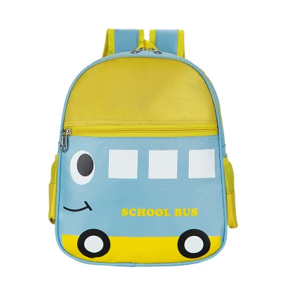 M B home Cartoon Kids School Bag Book Bag Travel Backpack with Zipper Boys Girls kindergarten Bag