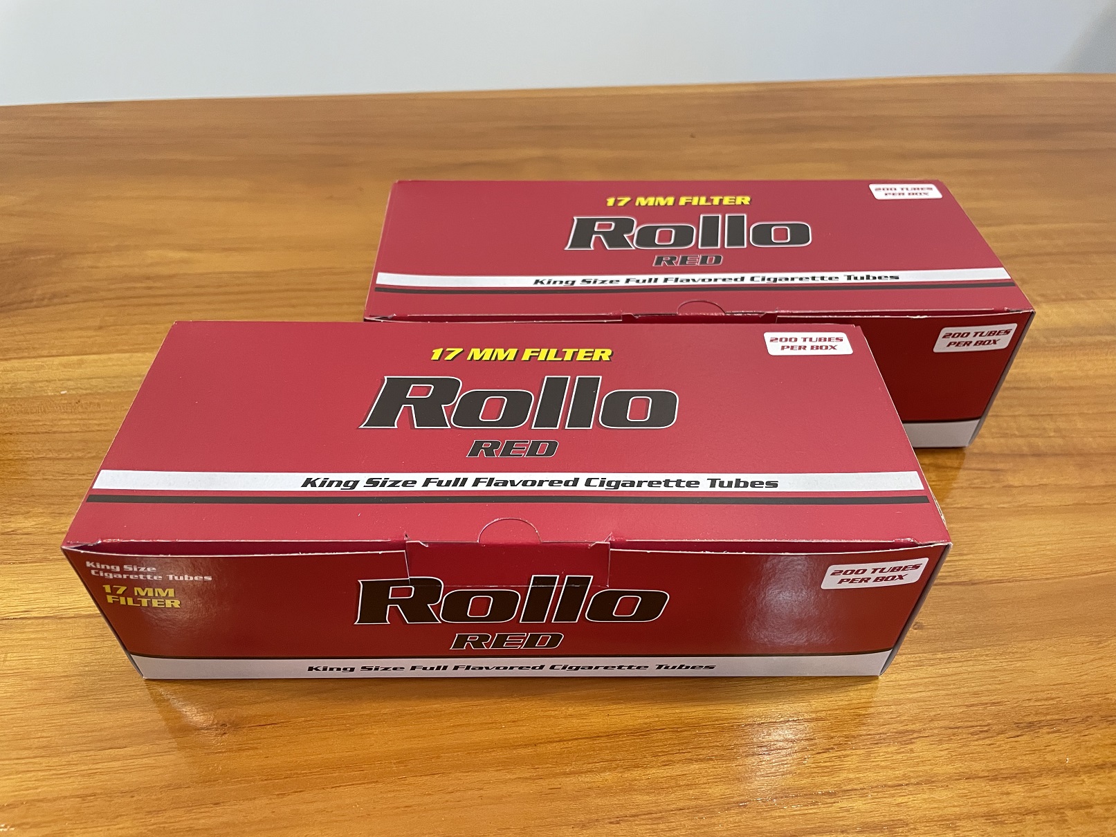 Red Rolo Rouge หลอดเปล่า โรลโล่ แบบแดง (ร้อน) Rollo Red (Full Flavored) ขนาด 200 ชิ้น ...