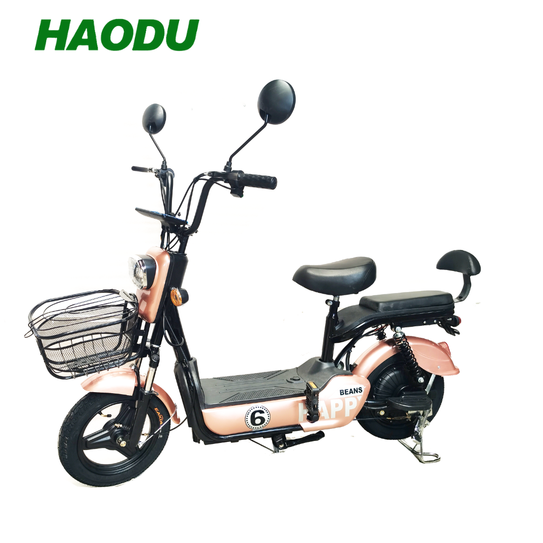 จักรยานไฟฟ้า electric bike สกู๊ตเตอร์ไฟฟ้า e-scooter ขับขี่ง่ายสบาย แบบ 2 ที่นั่ง Haodu ebike รุ่นU2015