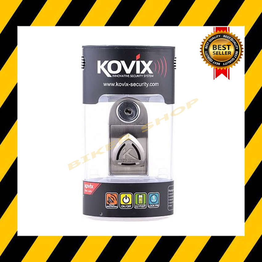 กุญแจล็อกดิสเบรค KOVIX KOVIX อย่างดี Kovix KD6 (สินค้าใหม่ทุกชิ้นตอบแชทไวไม่ทิ้งให้รอนานพร้อมส่งทันทีได้รับสินค้า2-3วัน)