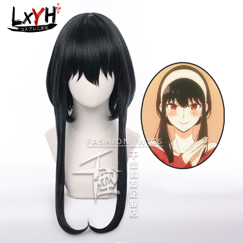Anime Tóc giả Twilight Yor Forger Anya Forger Cosplay Wig Anime Cosplay Wig tóc giả tổng hợp chịu nhiệt