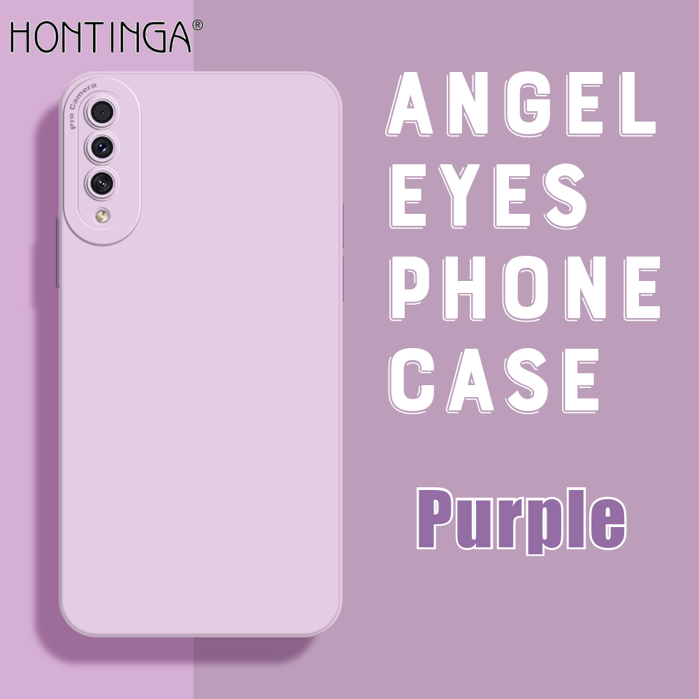 Hontinga Casing Case For Samsung Galaxy A30S A50 A50S Case Square Soft Silicone Full Cover Camera Protection Shockproof Rubber Cases Back Cover Phone Casing Softcase For Boys Girls