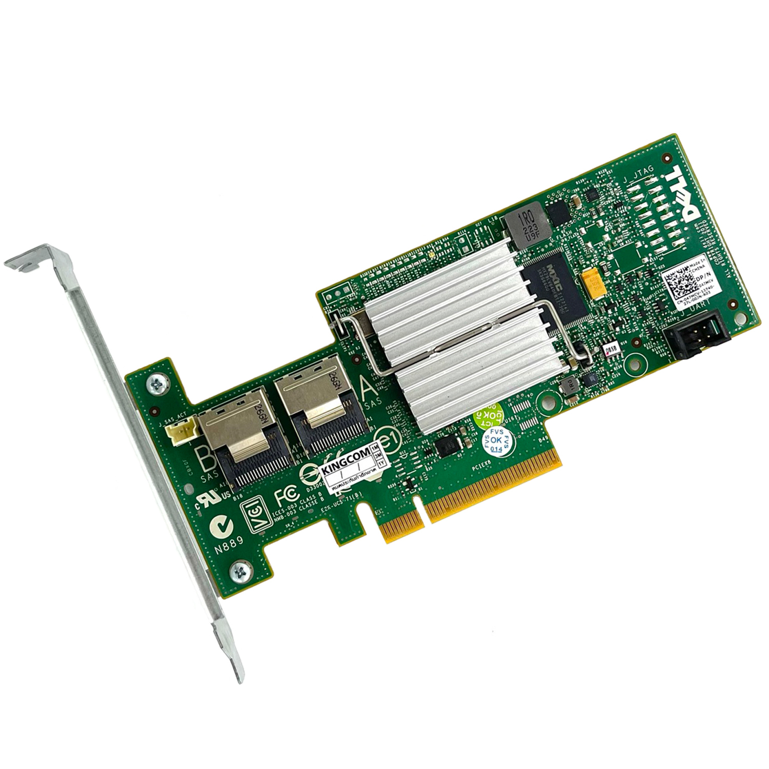 Card Raid SAS Dell 2Port ( รองรับการแปลงเป็น SATA ได้ถึง 8 ช่อง )