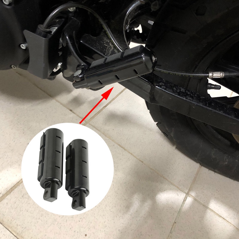 Motorcycle 3/8 inch Hole Footpeg Foot Peg Anti Vibration Rubber Foot Pegs Footrest for Softail