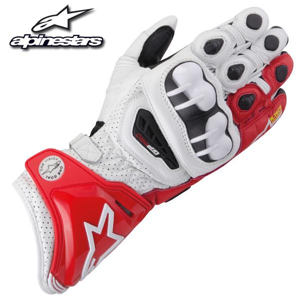 ถุงมือ ข้อยาว Alpinestars GP PRO  แดงขาว