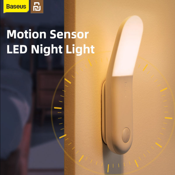 Baseus Led Motion Night Light Cơ thể Cảm ứng Night Light Chuyển động từ tính có thể sạc lại USB Cảm biến ánh sáng phòng ngủ