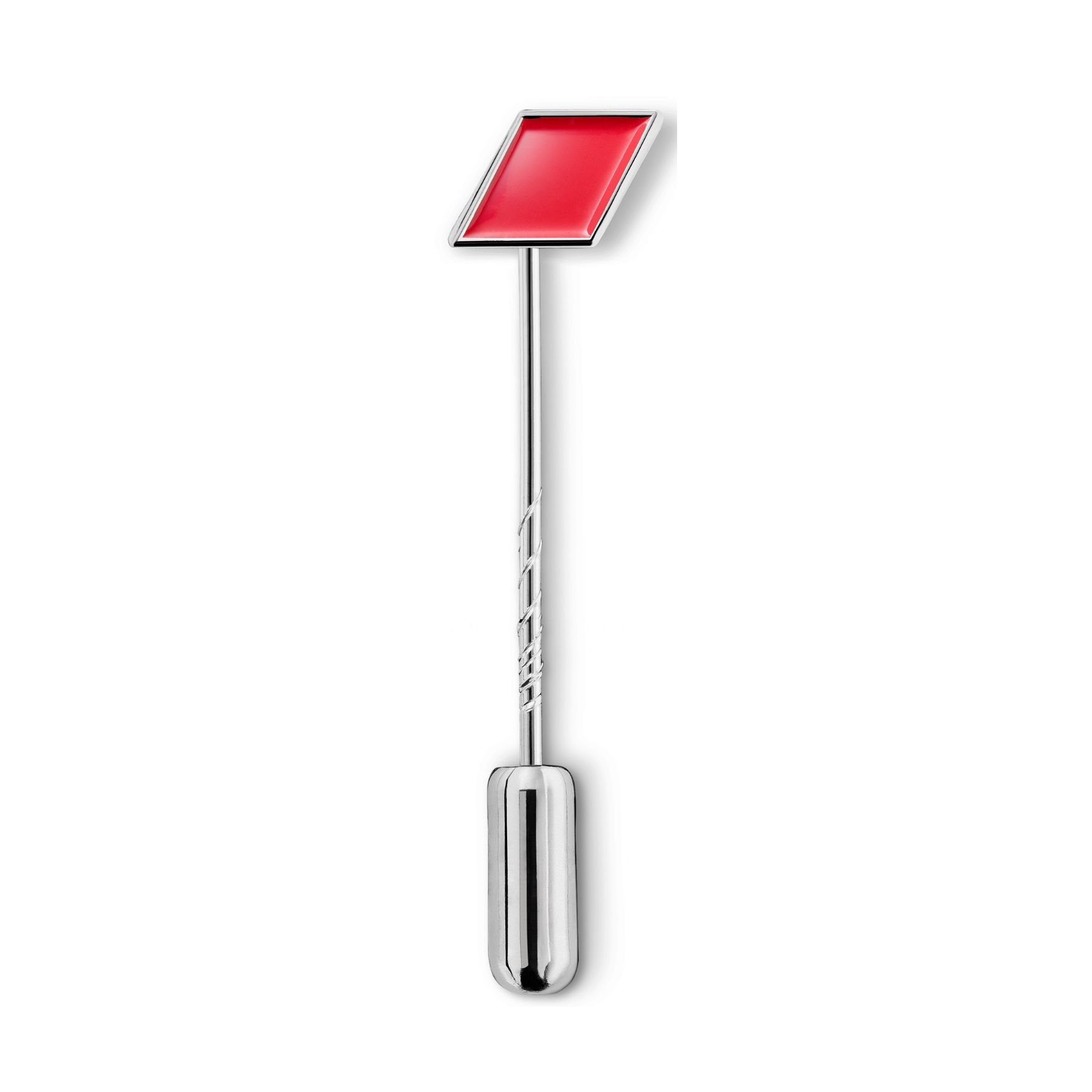 เข็มกลัด Audi Sport Pin Rhombus ,Red-Silver
