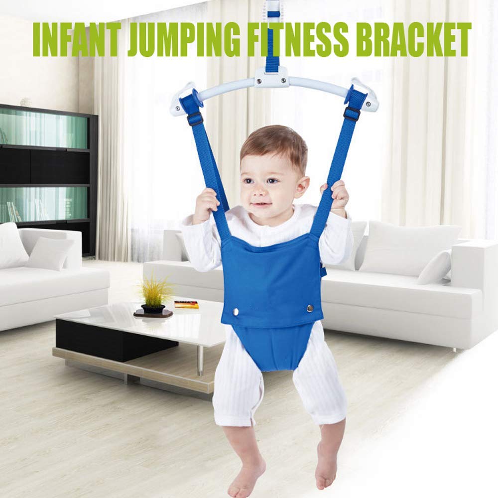 Baby Jumper หนูน้อย ฝึกกระโดด Baby Jumper for babies to develop skills, EF IQ and EQ, practice erection, standing, jumping, exercising with baby jumper, support harness, baby jumper, baby toys 6 7 8 9 - 24 months +