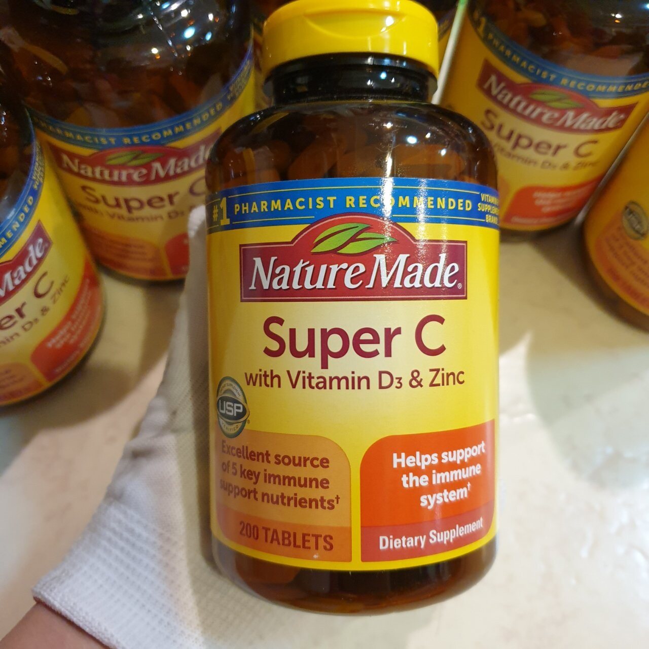 Nature Made Super B Complex with vitamin c multivitamin B family VB 460