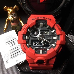 สินค้า Casio G-Shock นาฬิกาข้อมือผู้ชาย รุ่น Ga-100B-4Adr (แดง/red)