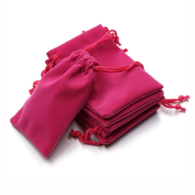 Soft Velvet Pouches Drawstrings for Jewelry Gift Packaging Pack of 100 ...