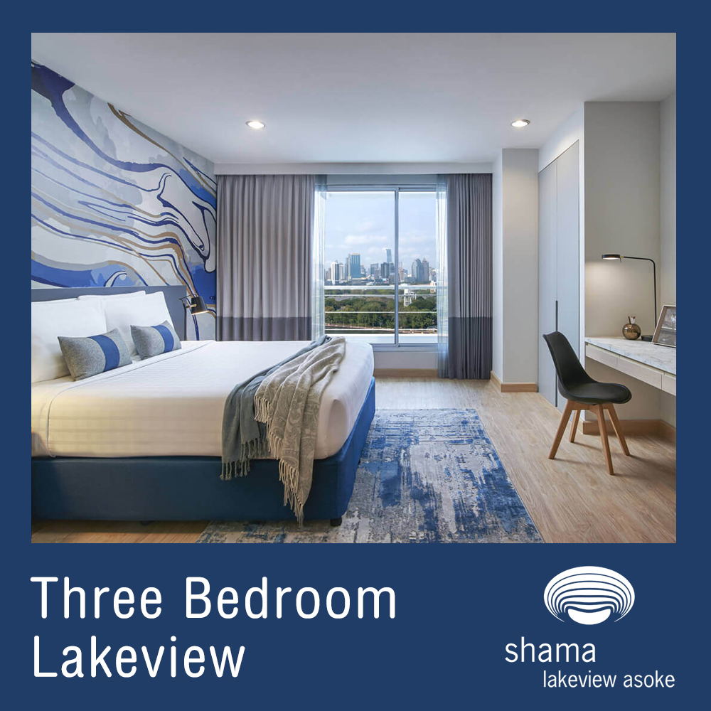 E-Voucher: Shama Lakeview Asoke - ห้อง Three Bedroom Lakeview 1 คืน