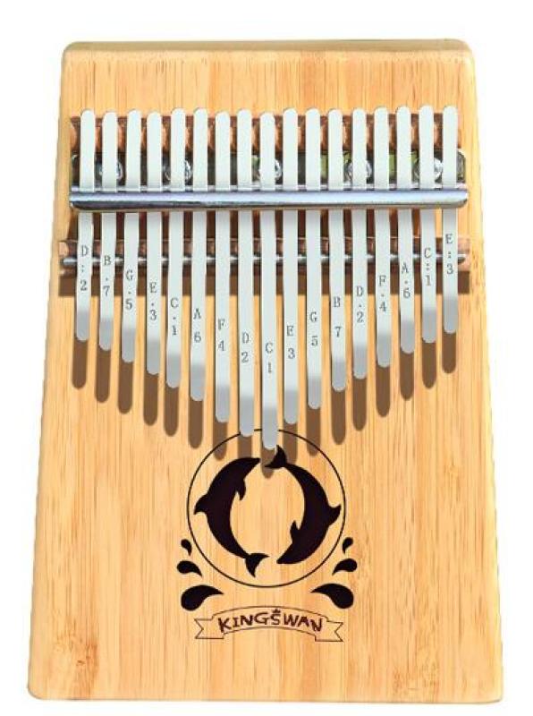 Bamboo -17T 17 Keys Kalimba Thumb Piano Finger Piano Musical Toys With Tune-Hammer And Music Book High quality Bamboo Portable--New Malaysia