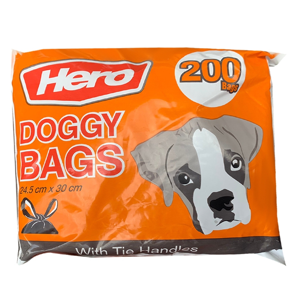 Telecorsa ถุงเก็บมูลสัตว์  Doggy Bags รุ่น Dog-poop-bag-200-Pcs-24.5x30cm-00b-Serm