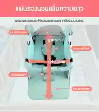 ภาพขนาดย่อของภาพหน้าปกสินค้าNewBaby Gear Strollers / Prams ที่นอนเด็ก รถเข็นเด็กทารกสามารถพับเก็บได้นั่ง นอนได้น้ำหนักเบามีมุ้งแถมให้ในตัวและกันแดดที่ปรับได้ถึง3ระดับ รถสี่หล้อสำหรับเด็กทารกแรกเกิด จากร้าน Top-shopping บน Lazada ภาพที่ 6