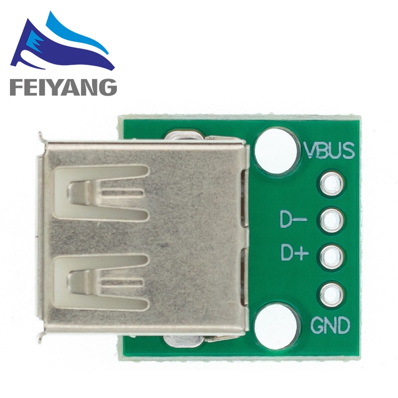 5pcs MICRO MINI USB2.0 3.0 Male Female USB to Dip Female B-type Square interface Printer Mike 5p patch to inline adapter board